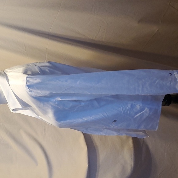 Tommy Hilfiger Fitted White Dress Shirt SZ 10 - Picture 3 of 9